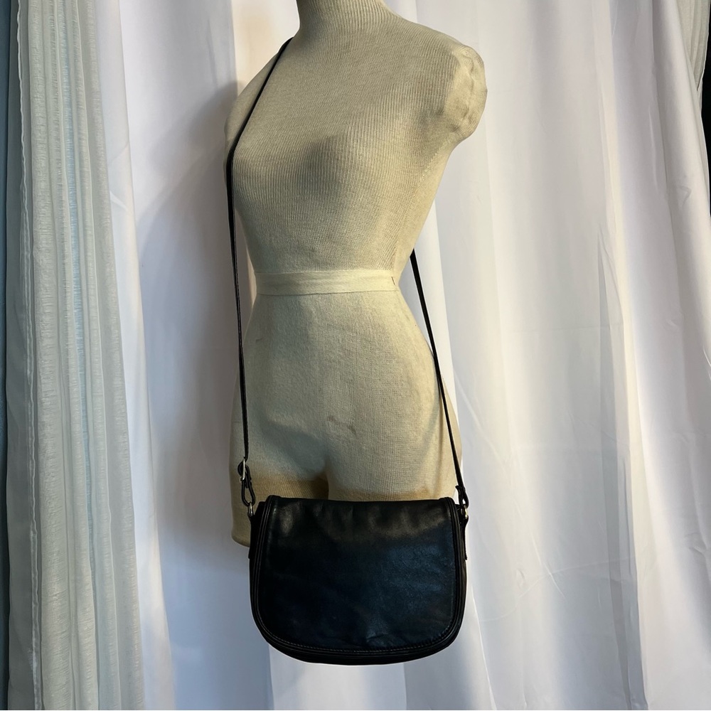 proxy vintage Women’s Multi pocket leather small crosbody bag Good Vtg Cond
